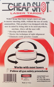 NEW!!!  O-Ring Laser Cartridge Large 2.375" Sensor Laser Target System with Sound